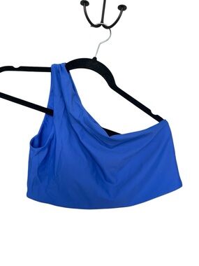 summersalt Blue One-shoulder Swim Set